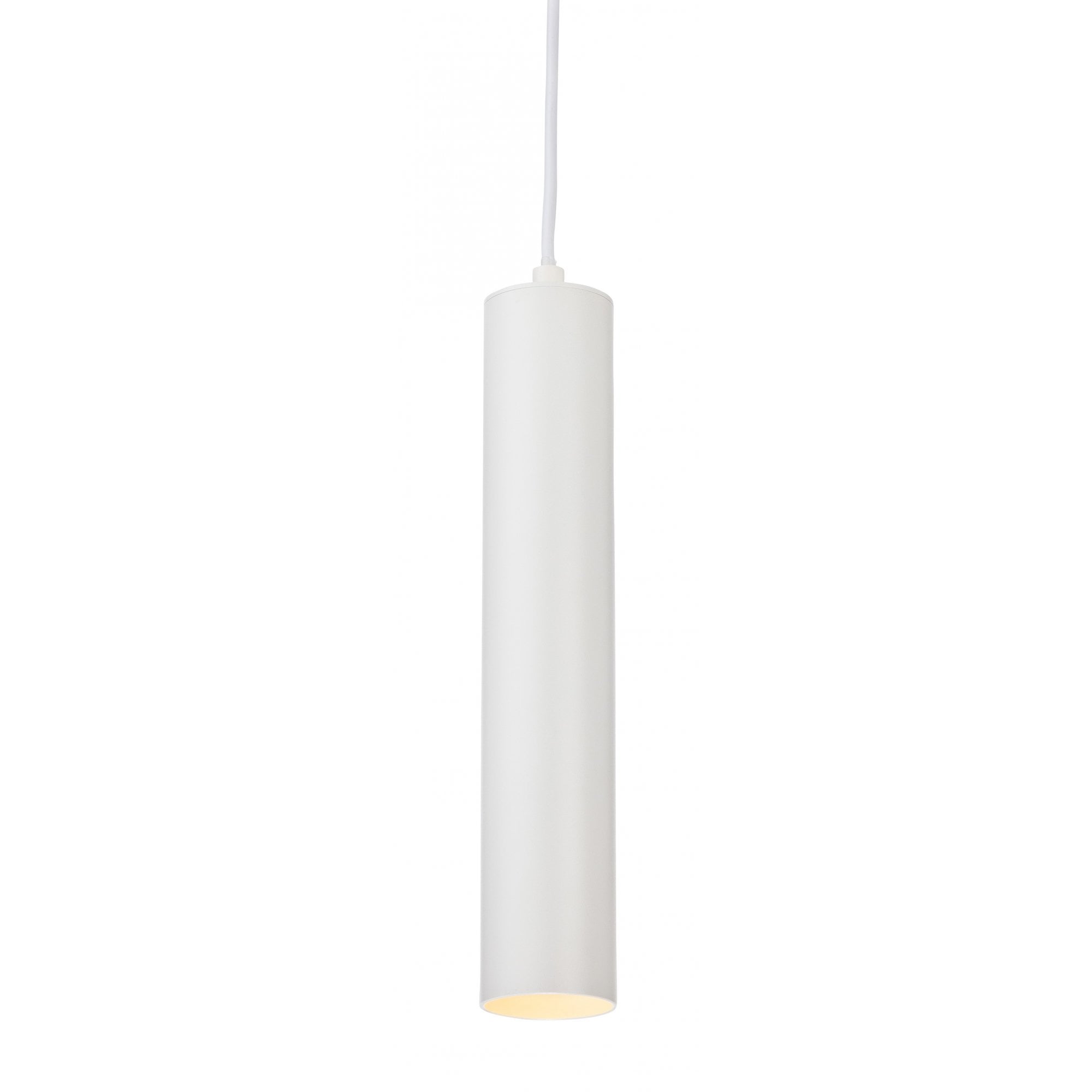 Max Modern White Single Pendant