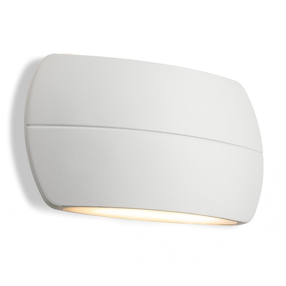 Carmen LED White Outdoor Wall Light