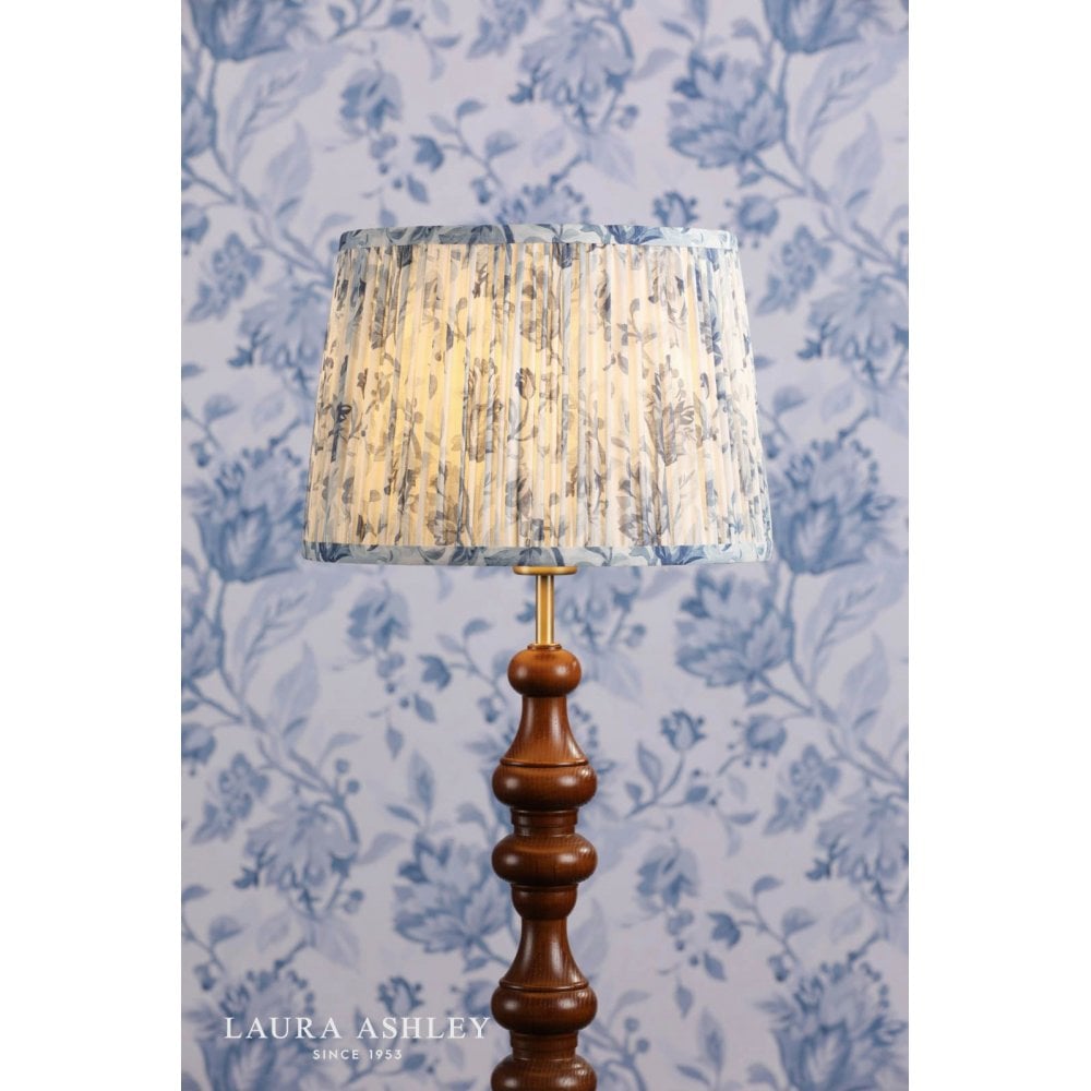 Adwick Blue Cotton Tapered Drum Shade 30cm