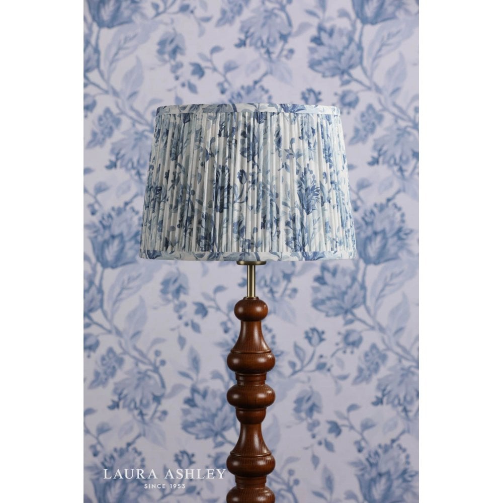 Adwick Blue Cotton Tapered Drum Shade 30cm