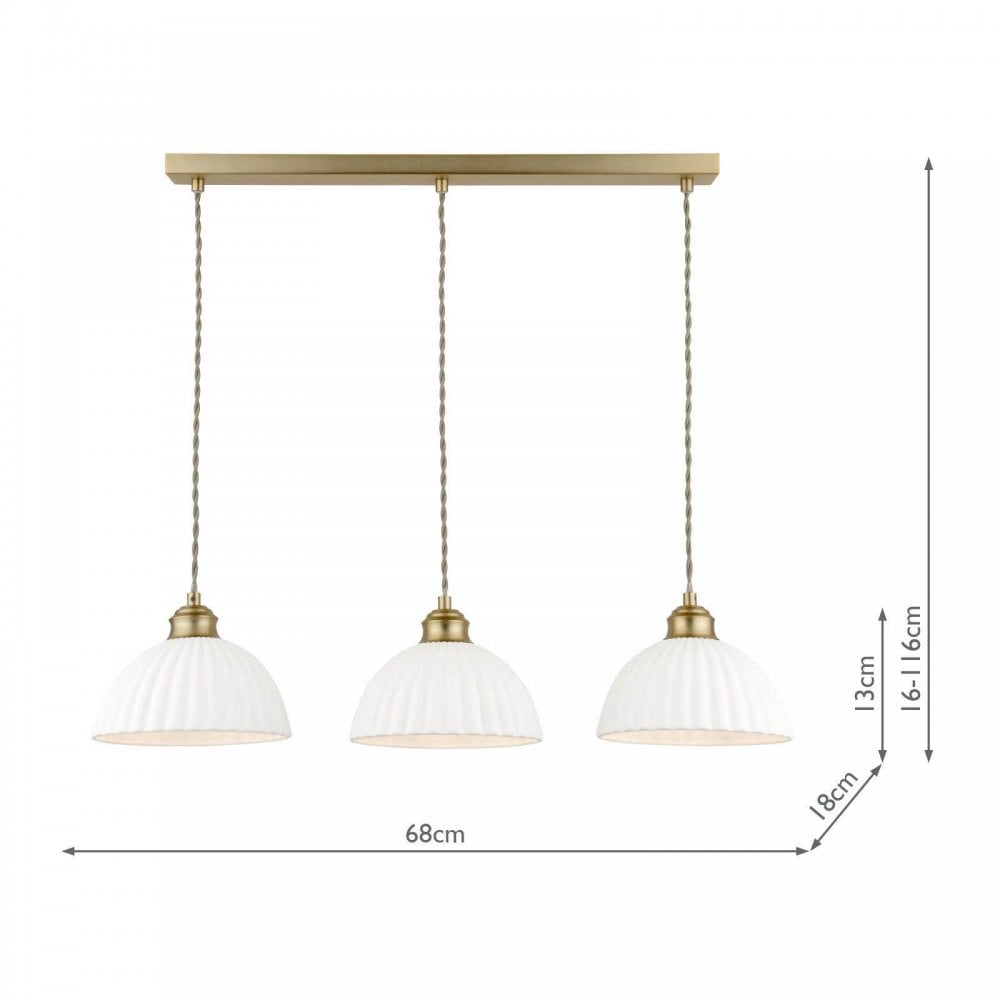 Durford 3 Light Bar Pendant