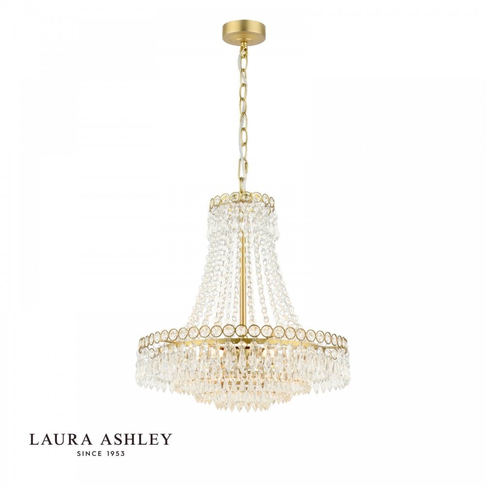 Enid Small Antique Brass Chandelier