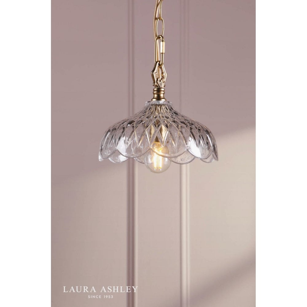 Eversden Antique Brass Single Pendant