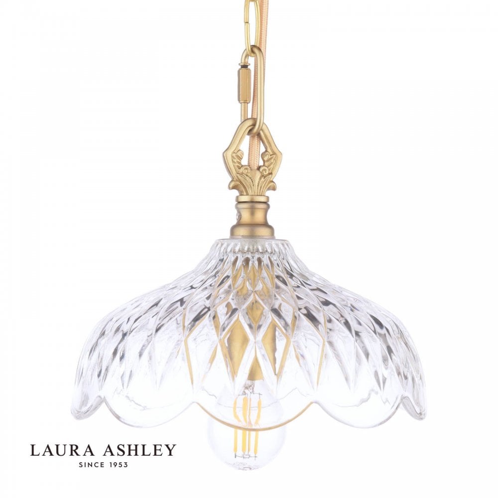 Eversden Antique Brass Single Pendant