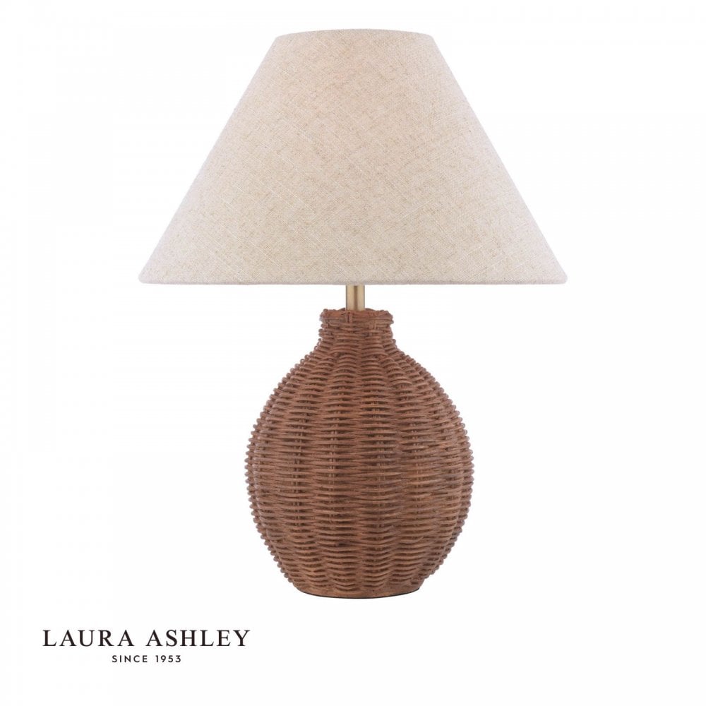 Fernhill Antique Brown Table Lamp C/W Shade