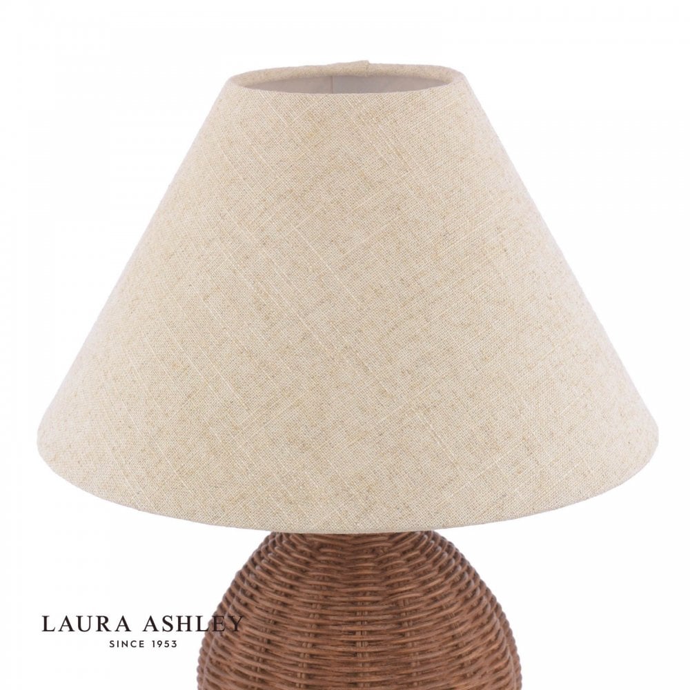 Fernhill Antique Brown Table Lamp C/W Shade