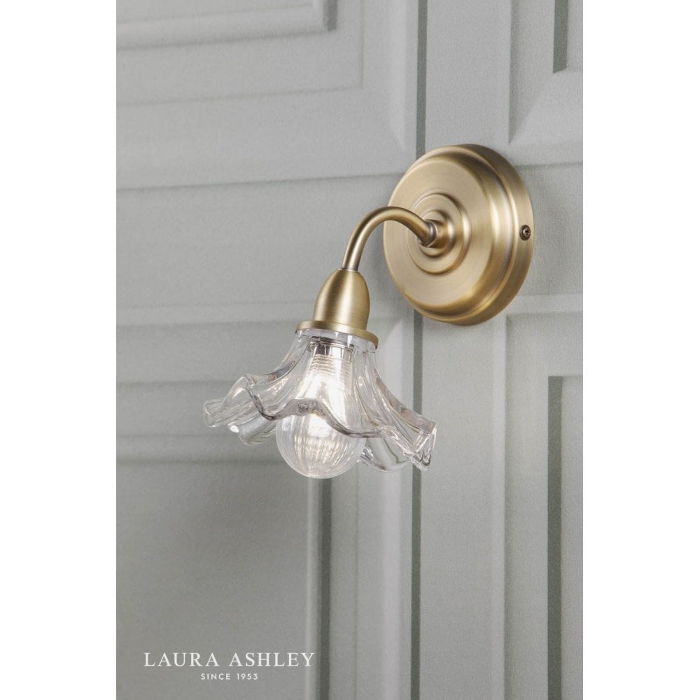 Kerswell Antique Brass Wall Light