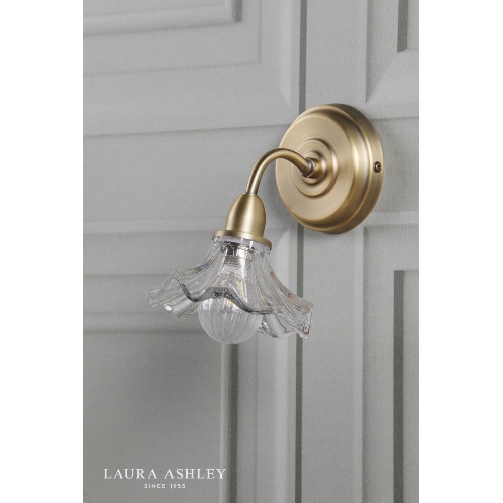 Kerswell Antique Brass Wall Light
