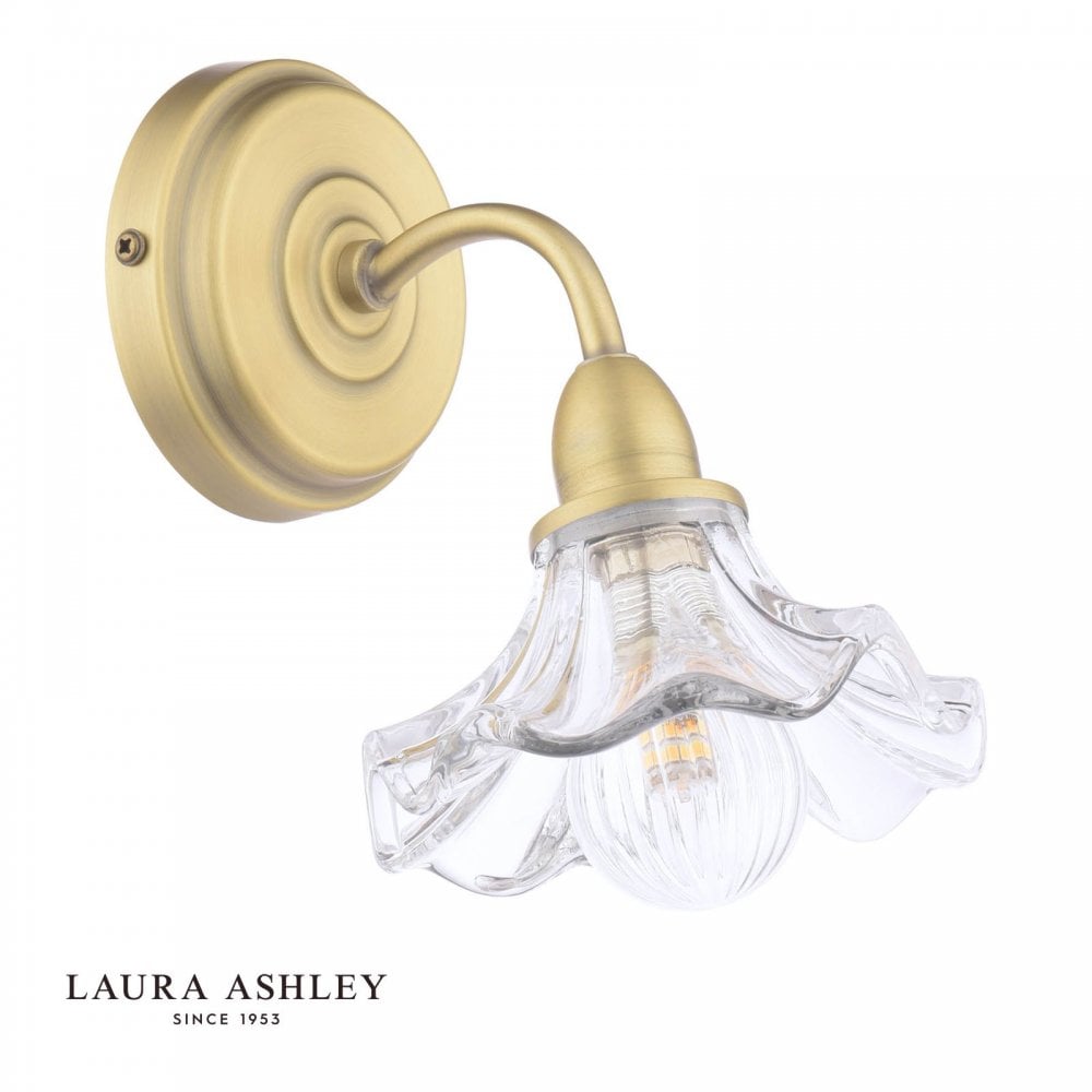 Kerswell Antique Brass Wall Light