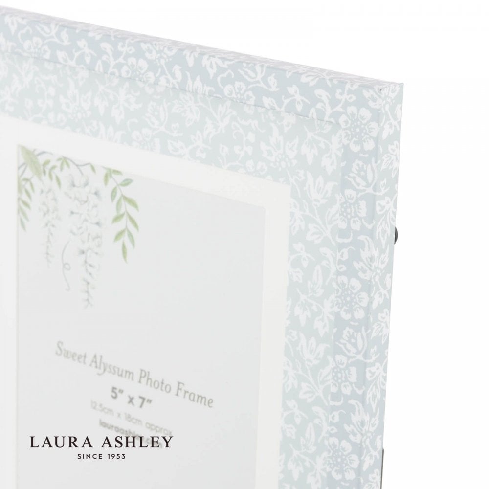 Sweet Alyssum Blue Photo Frame
