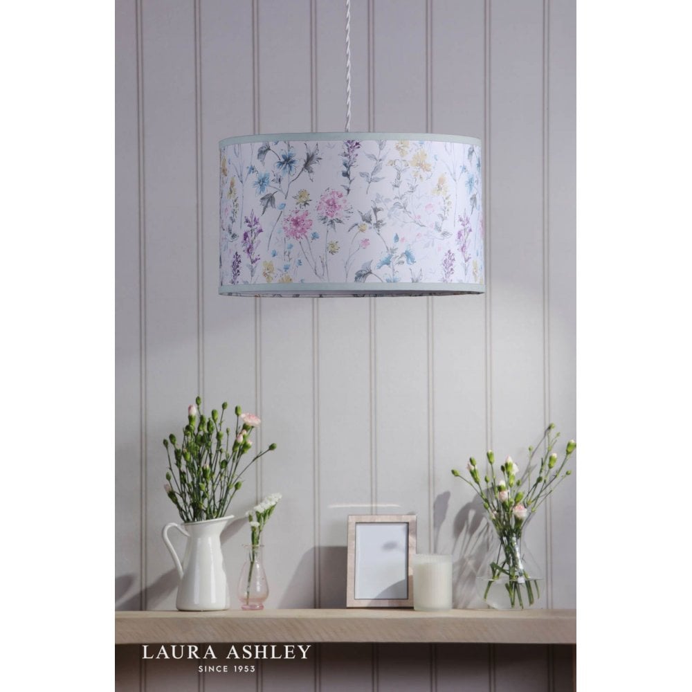 Wild Meadow Multi Coloured Drum Shade