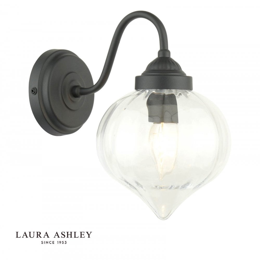 Whitham Matt Black Bathroom Wall Light IP44