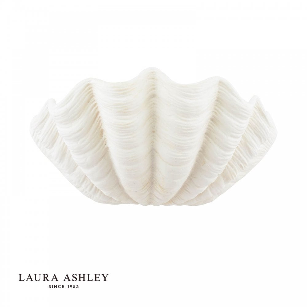 Shell White Ceramic Wall Light