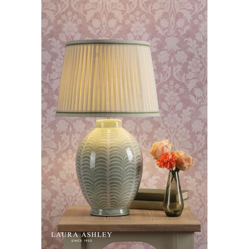 Stannard Green Table Lamp C/W Shade