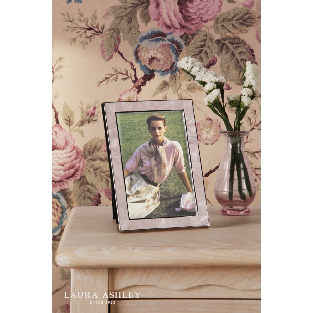 Whitford Pink & Polished Nickel Photo Frame
