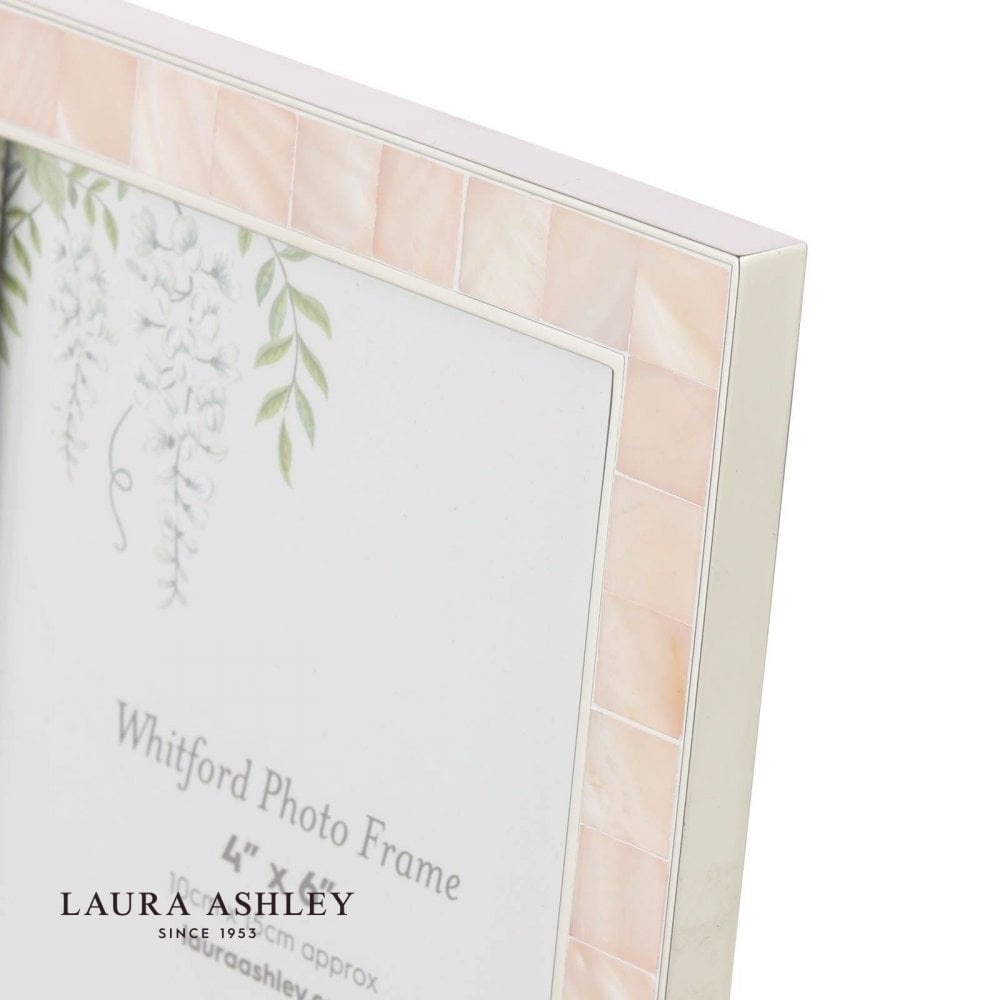 Whitford Pink & Polished Nickel Photo Frame