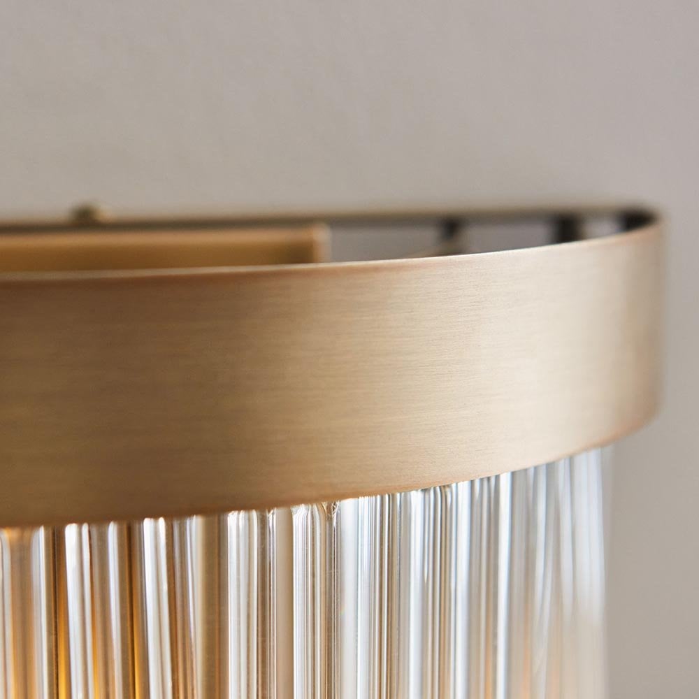 Clermont Antique Brass Wall Light