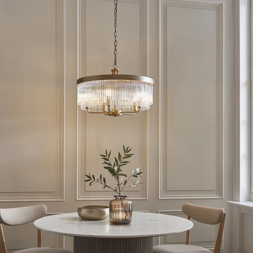 Clermont Antique Brass Ceiling Pendant