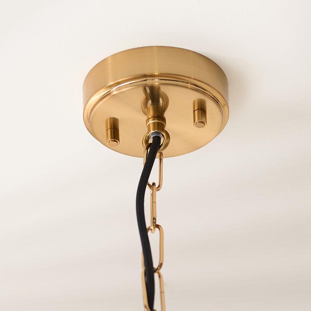 Hammond Large Single Glass Pendant