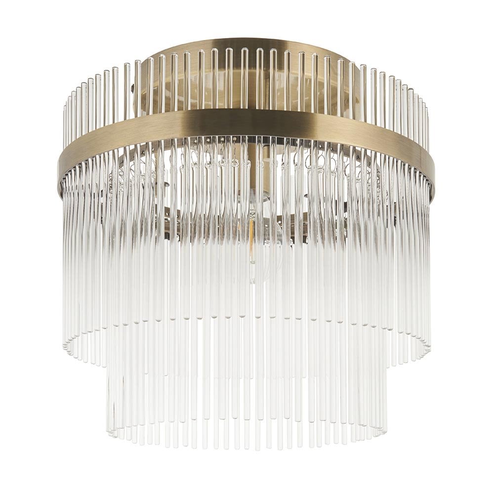 Marietta Antique Brass Flush Fitting