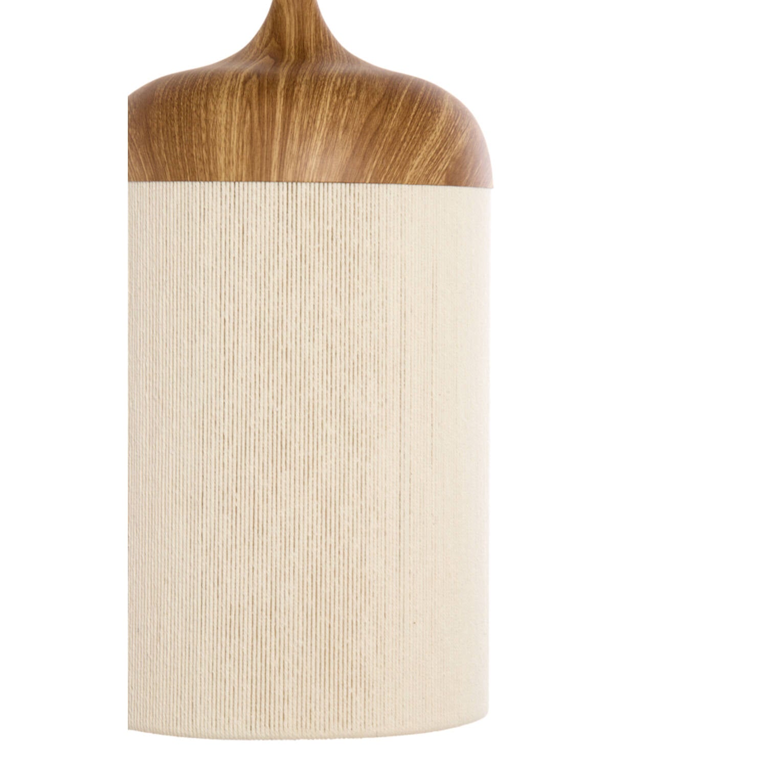 Dania Small Wooden Pendant in Natural Rope Shade