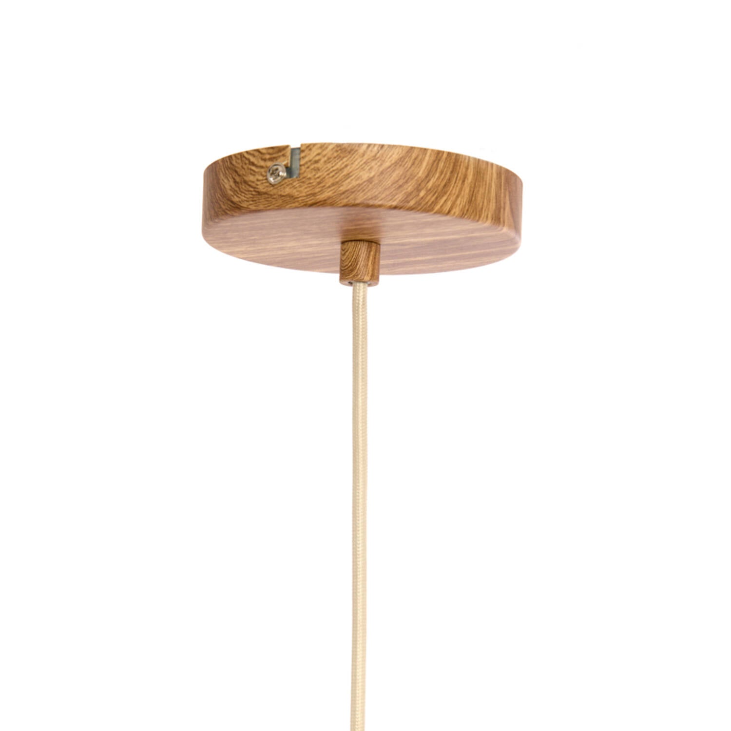 Dania Small Wooden Pendant in Natural Rope Shade