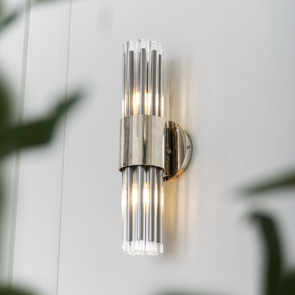 Colmar Nickel Wall Light
