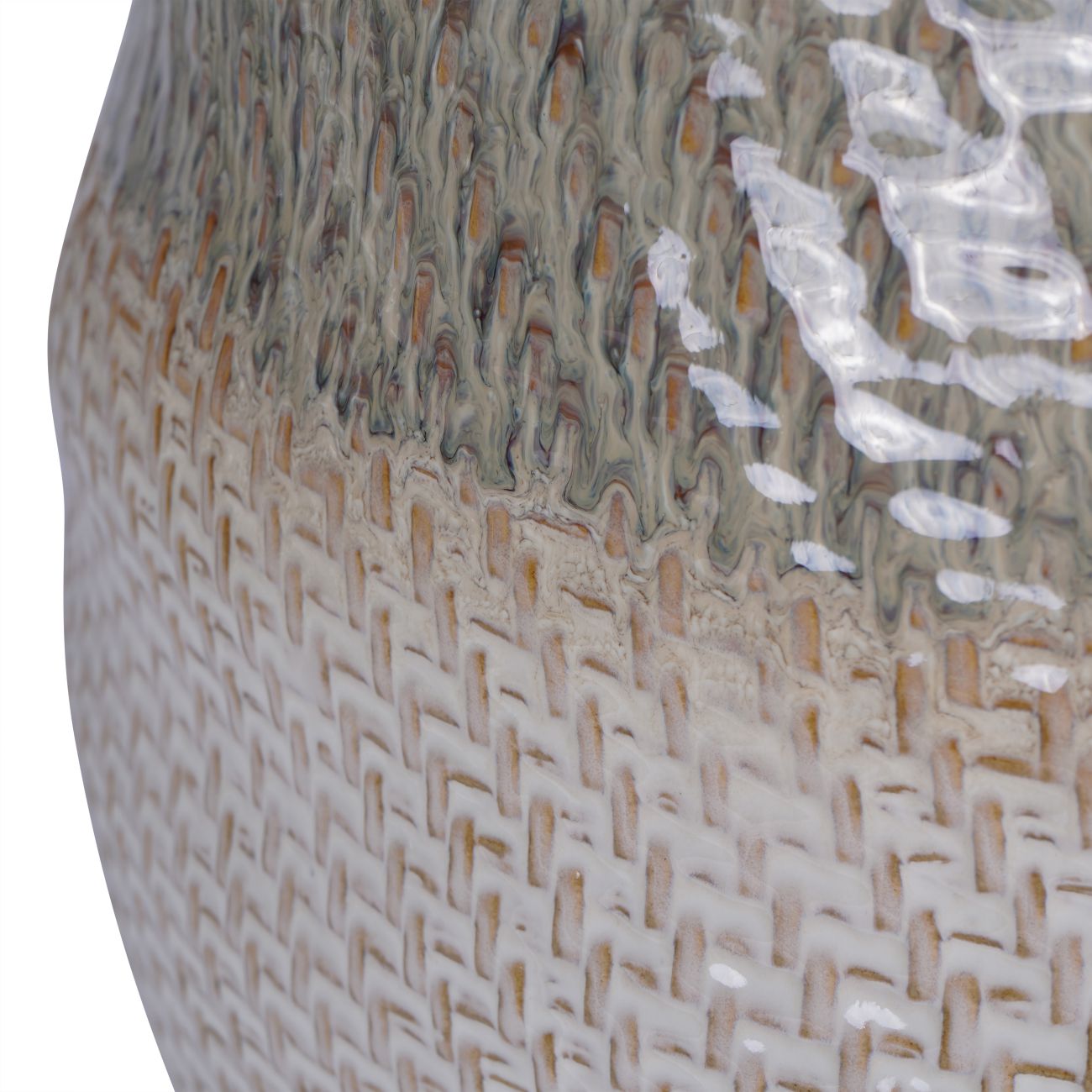 Extra Large Ceramic Woven Vase