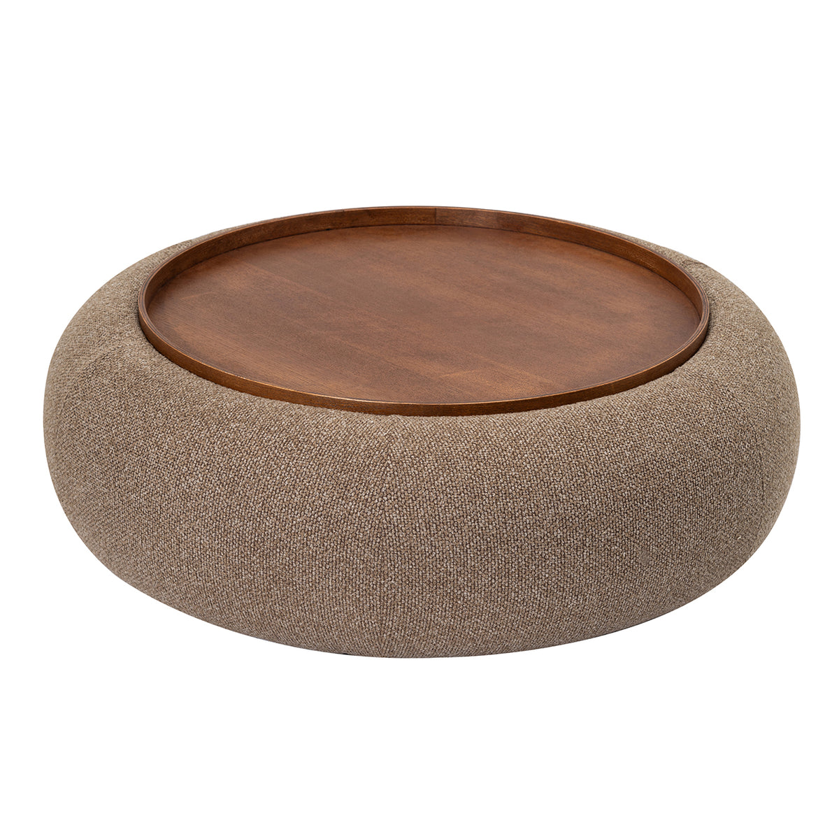 Gensen Ottoman in Coffee Large 100cm