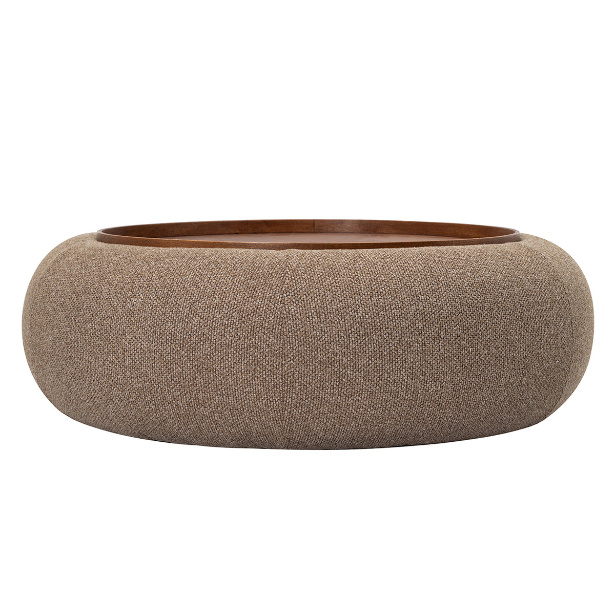 Gensen Ottoman in Coffee Large 100cm