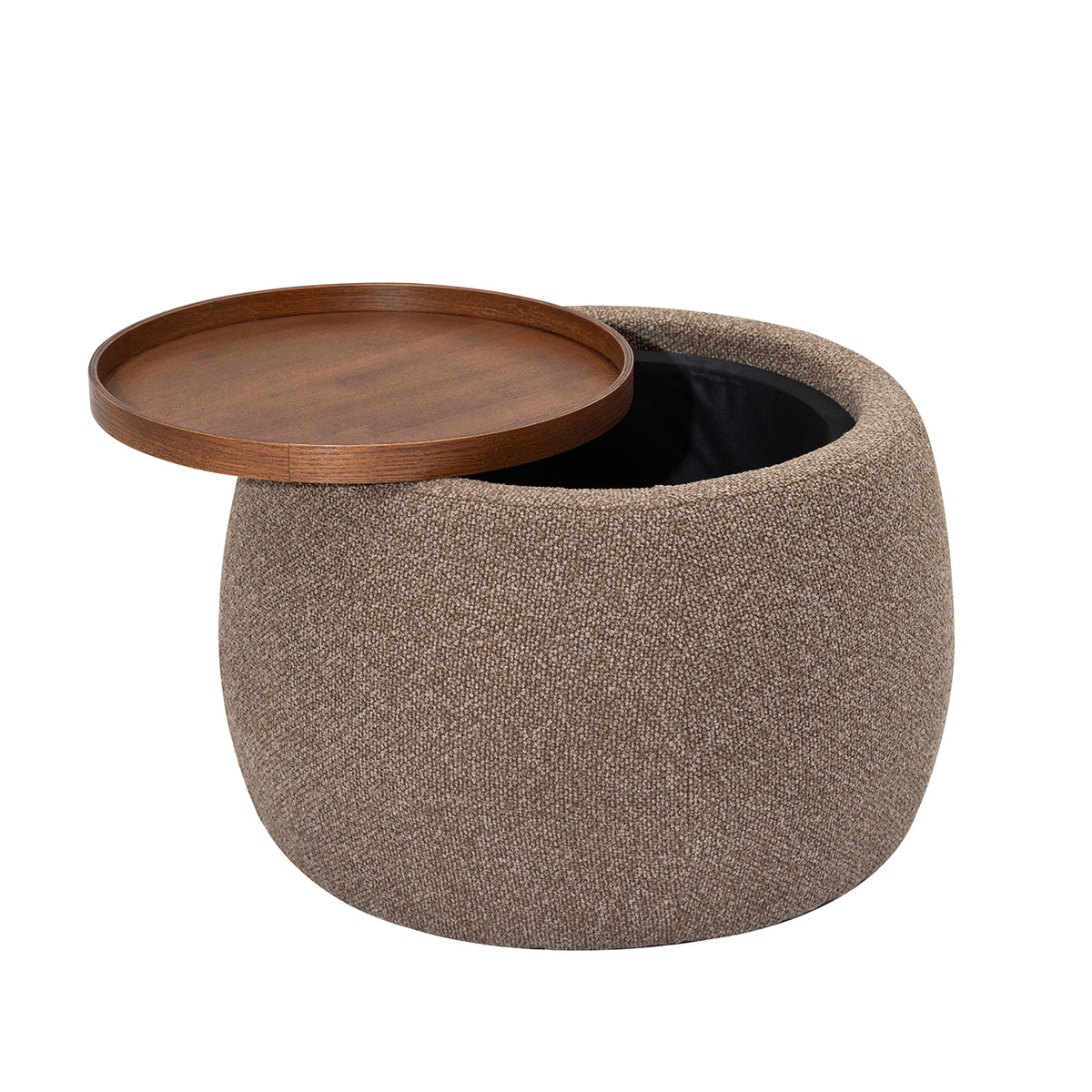Gensen Ottoman in Coffee Small 70cm