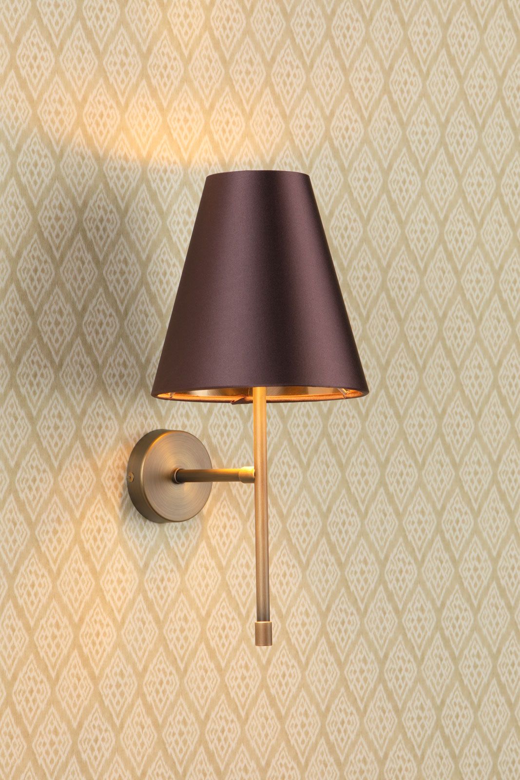 Aix Antique Brass Wall Light Bracket Only
