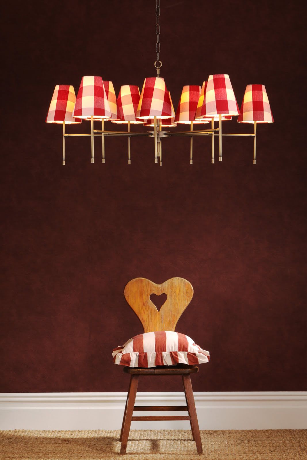 Aix 10 Light Antique Brass Pendant Fitting Only