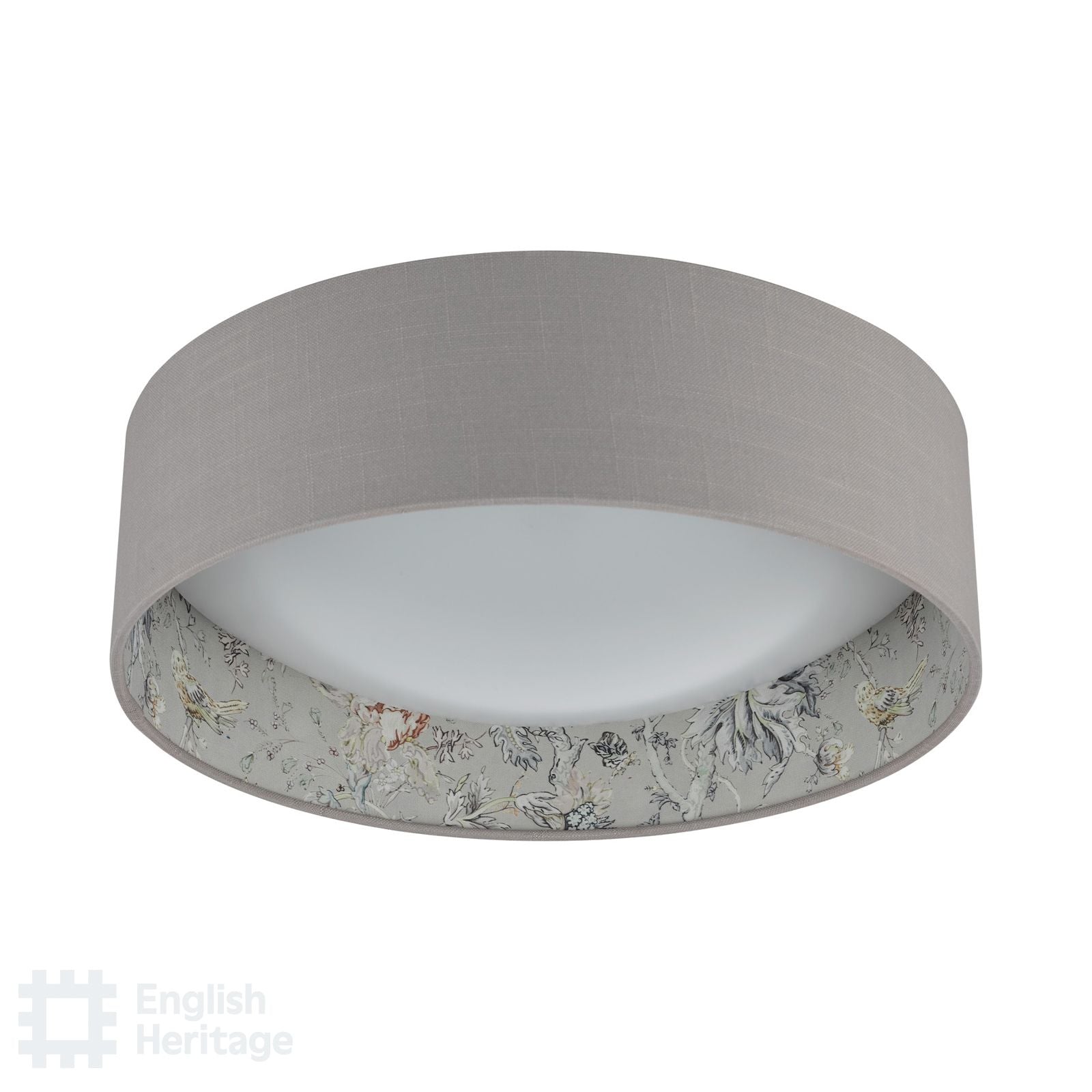 Birch Flush Fitting with Taupe Shade