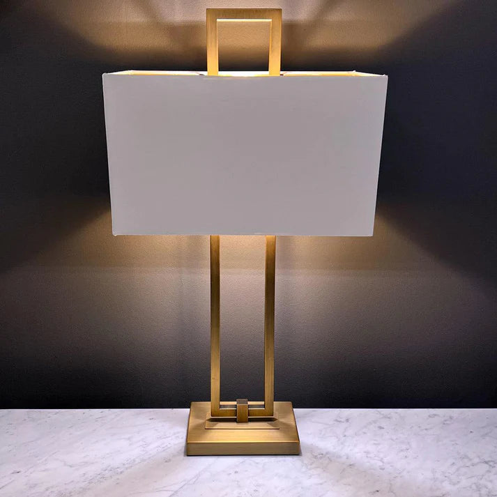 Danby Antique Brass Table Lamp C/W Shade