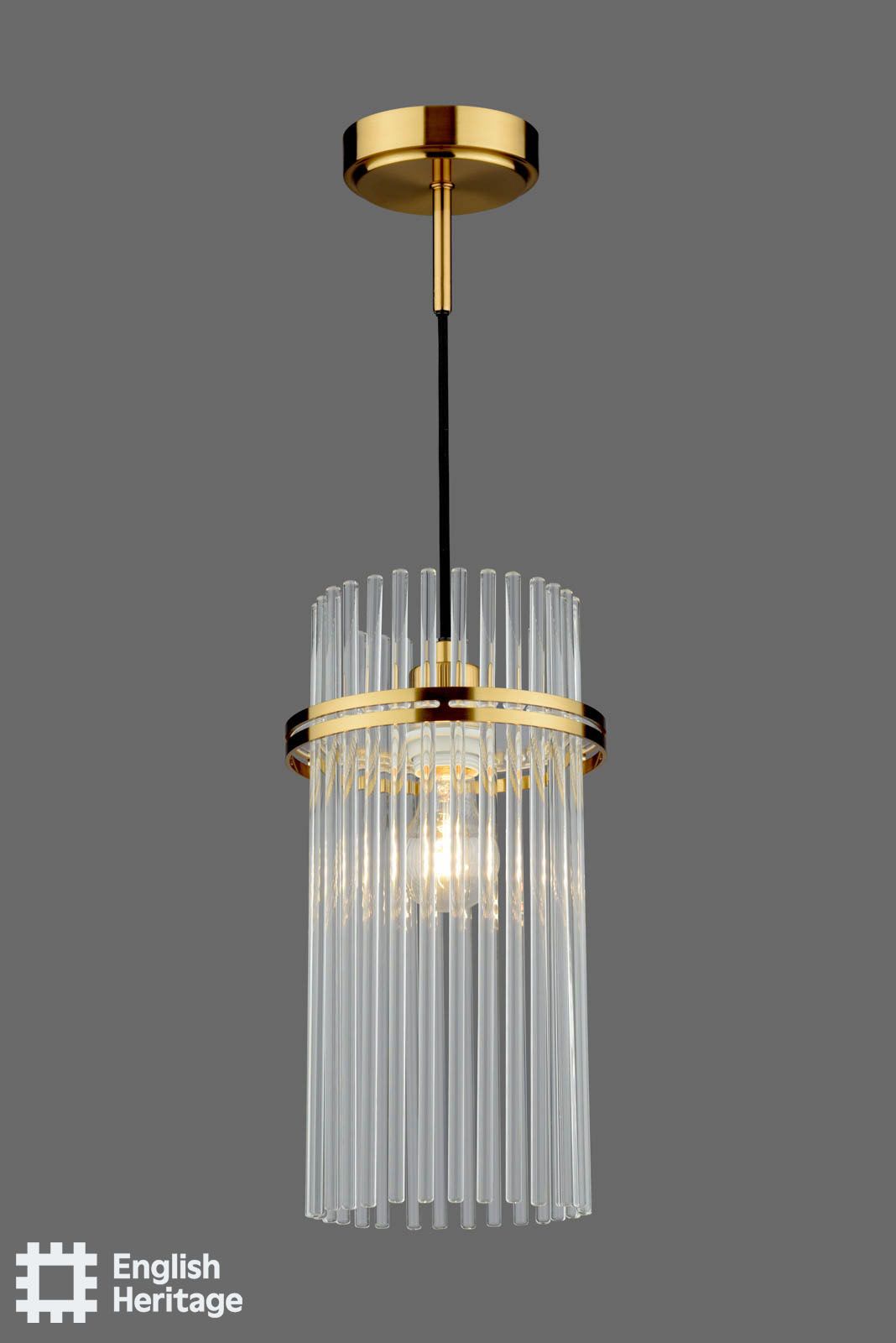 Eltham Antique Gold Single Pendant