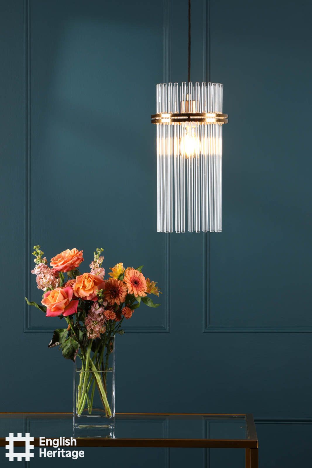 Eltham Antique Gold Single Pendant
