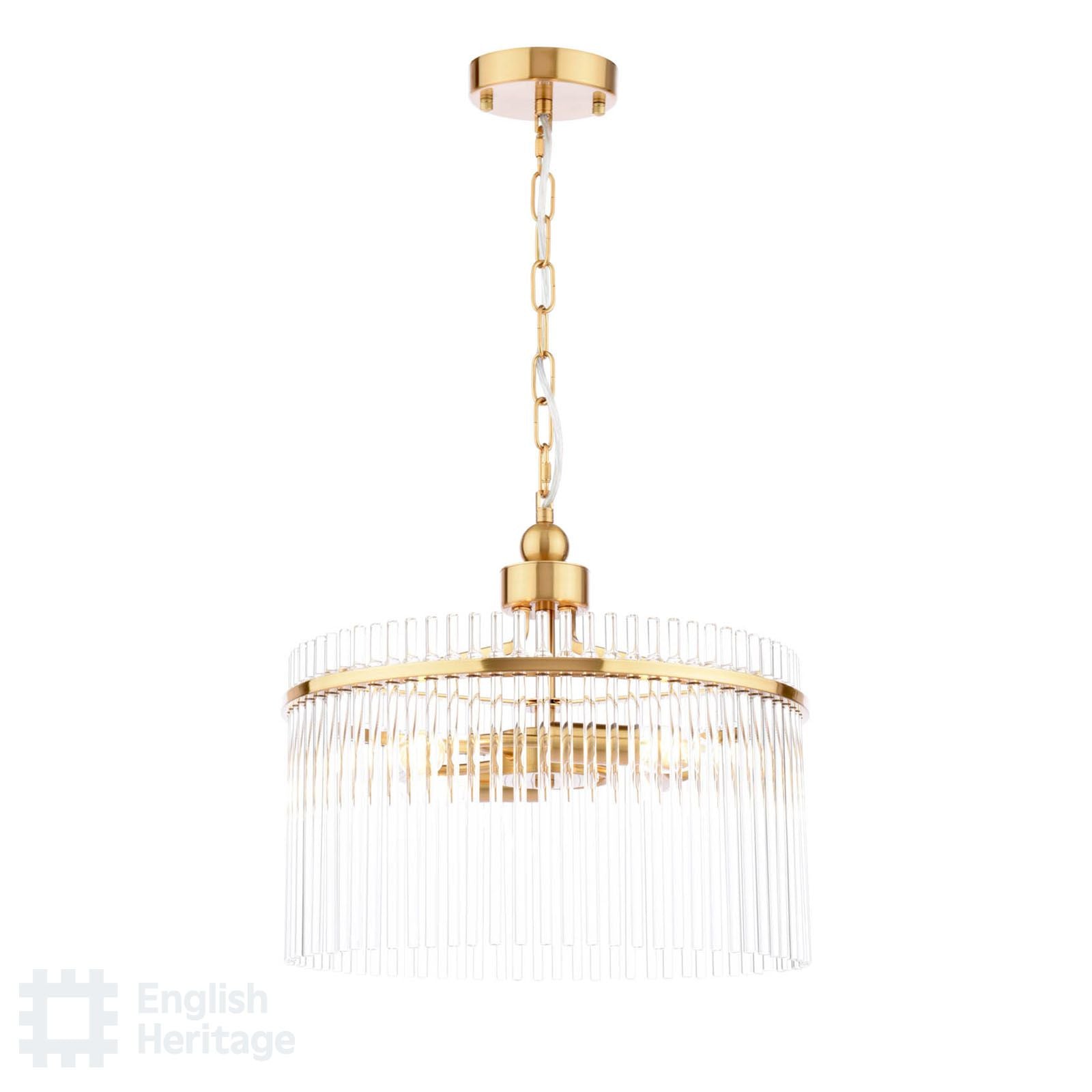 Eltham 4 Light Antique Gold Pendant