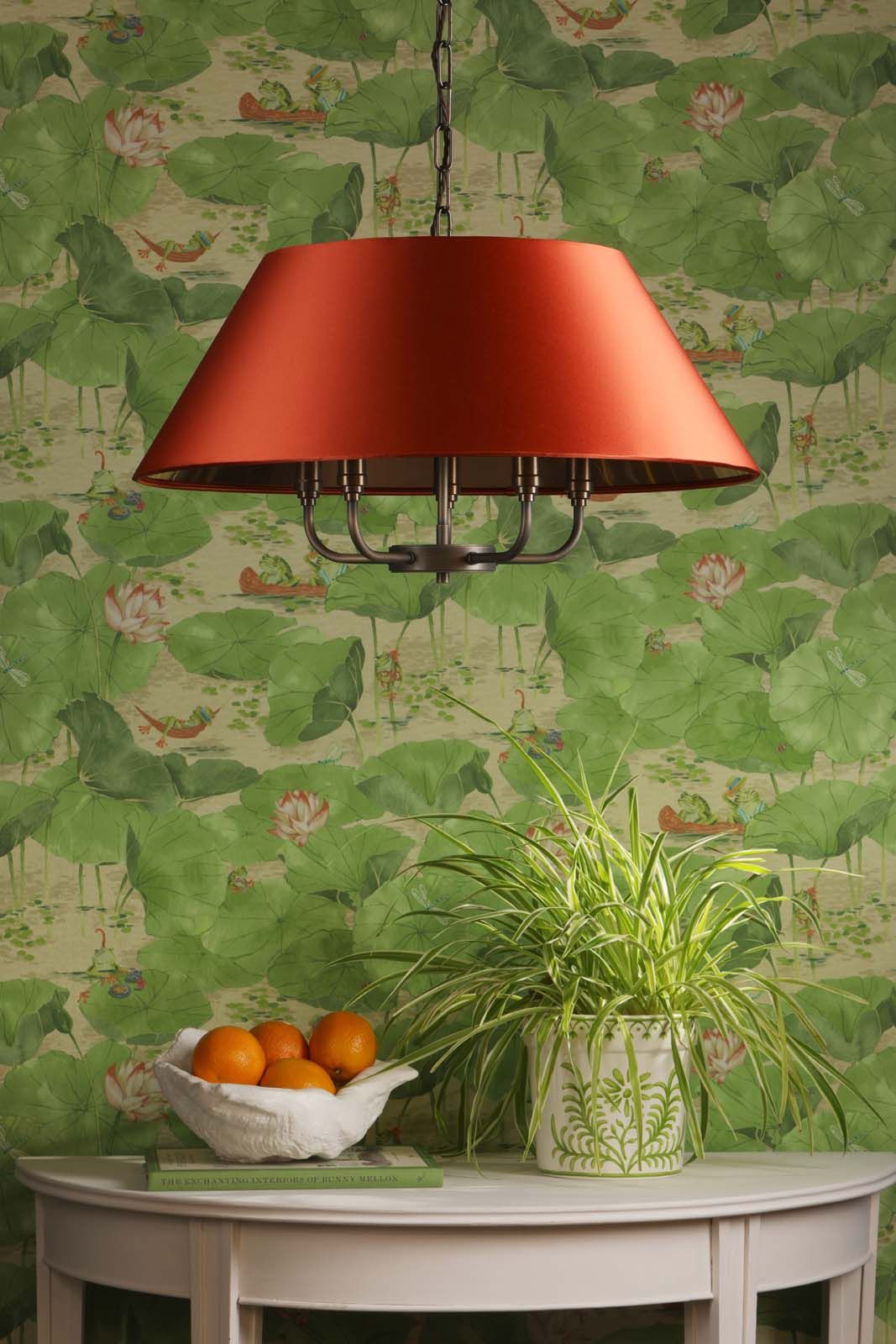 Gothenburg Brass Pendant with Bespoke Shade