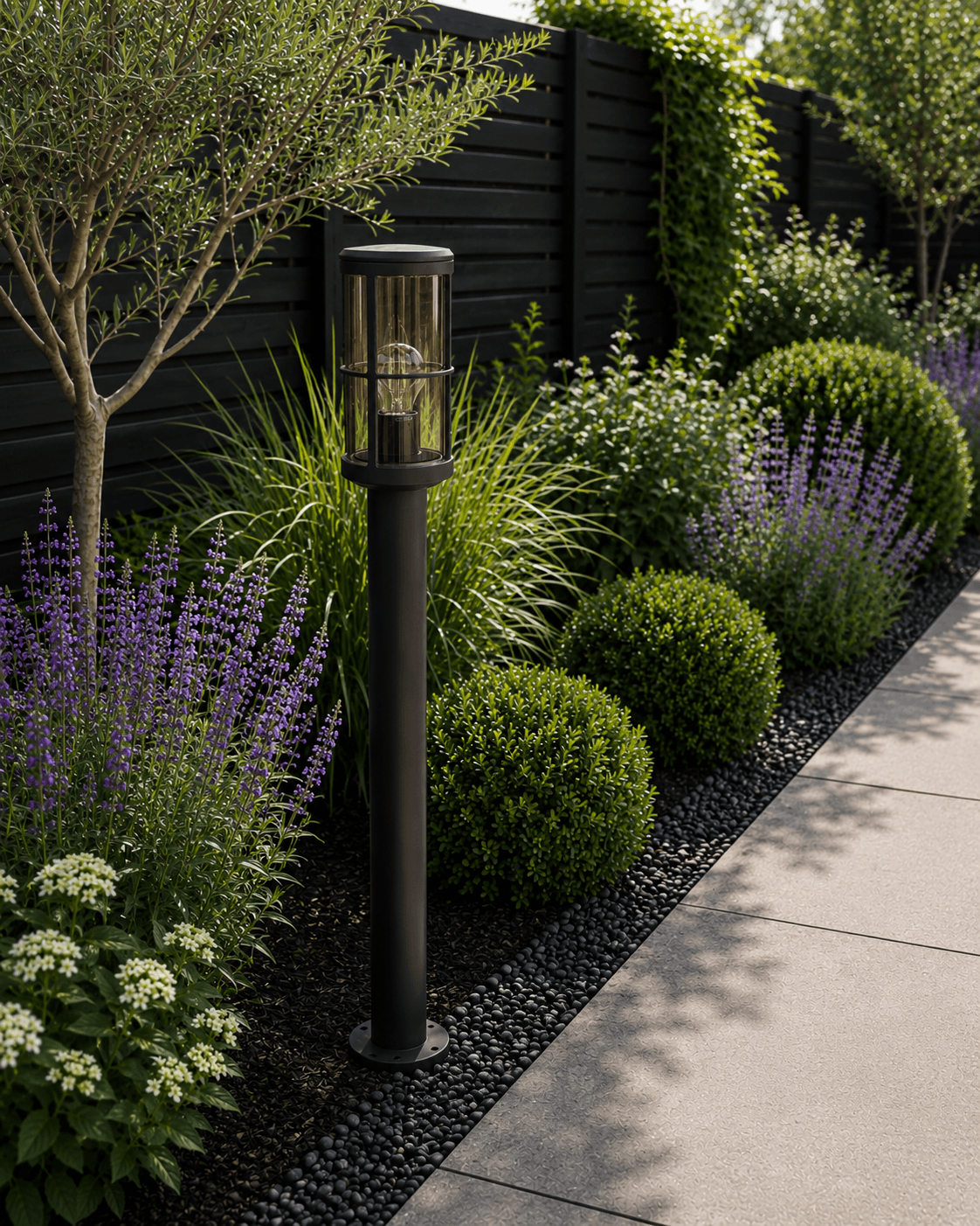 Harrington Anthracite 900mm Post Light