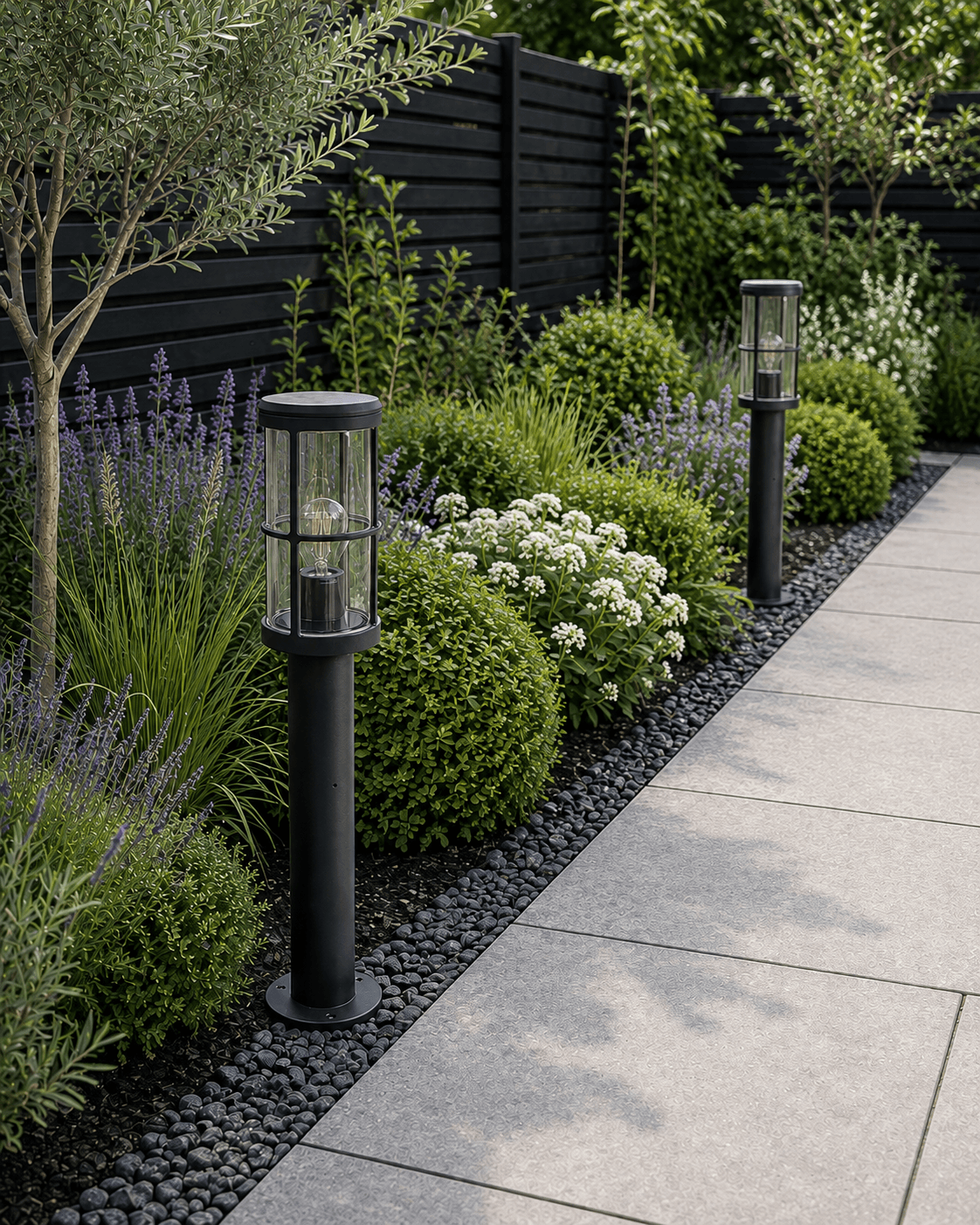 Harrington Anthracite 650mm Post Light
