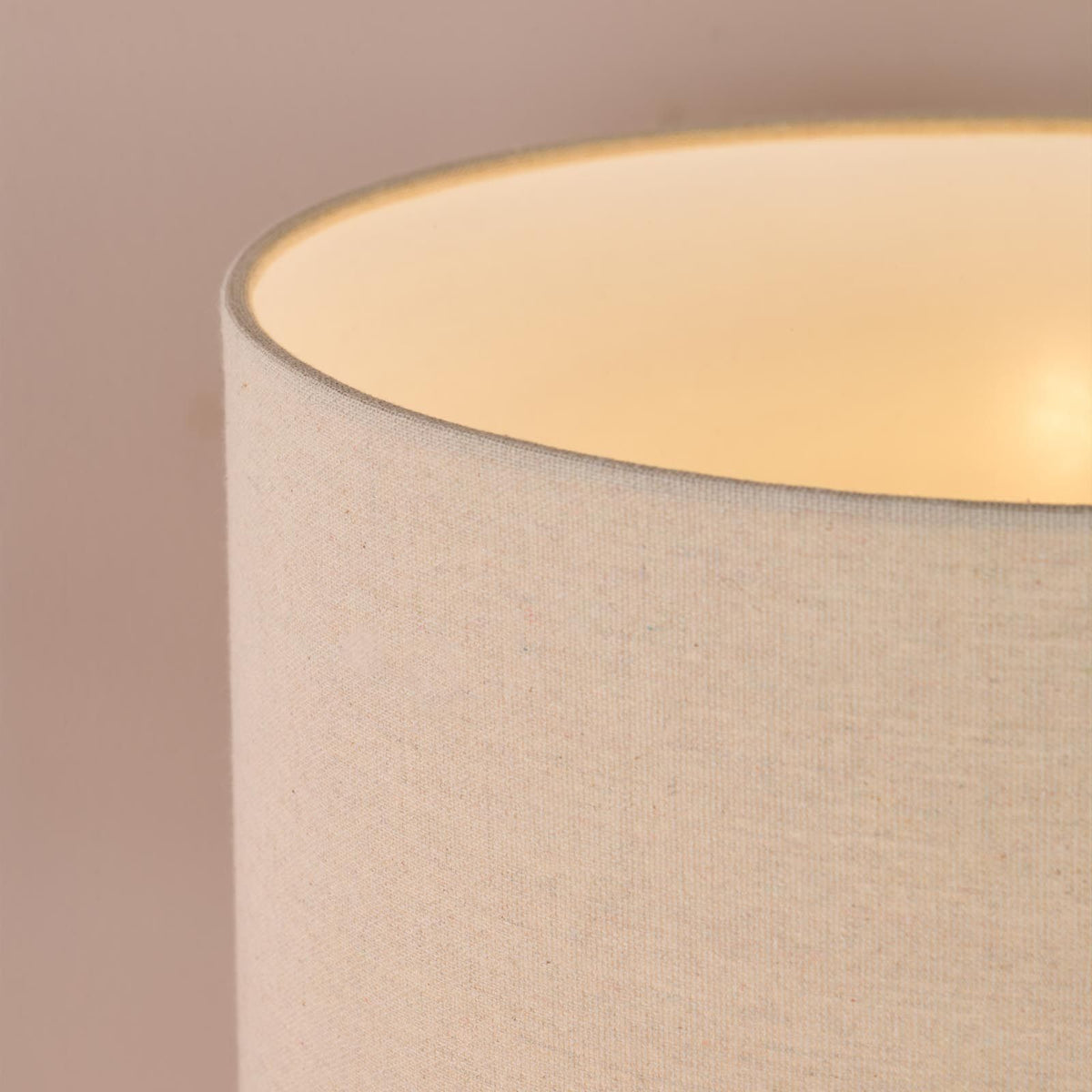 Havana Natural Ceramic Table Lamp C/W Shade