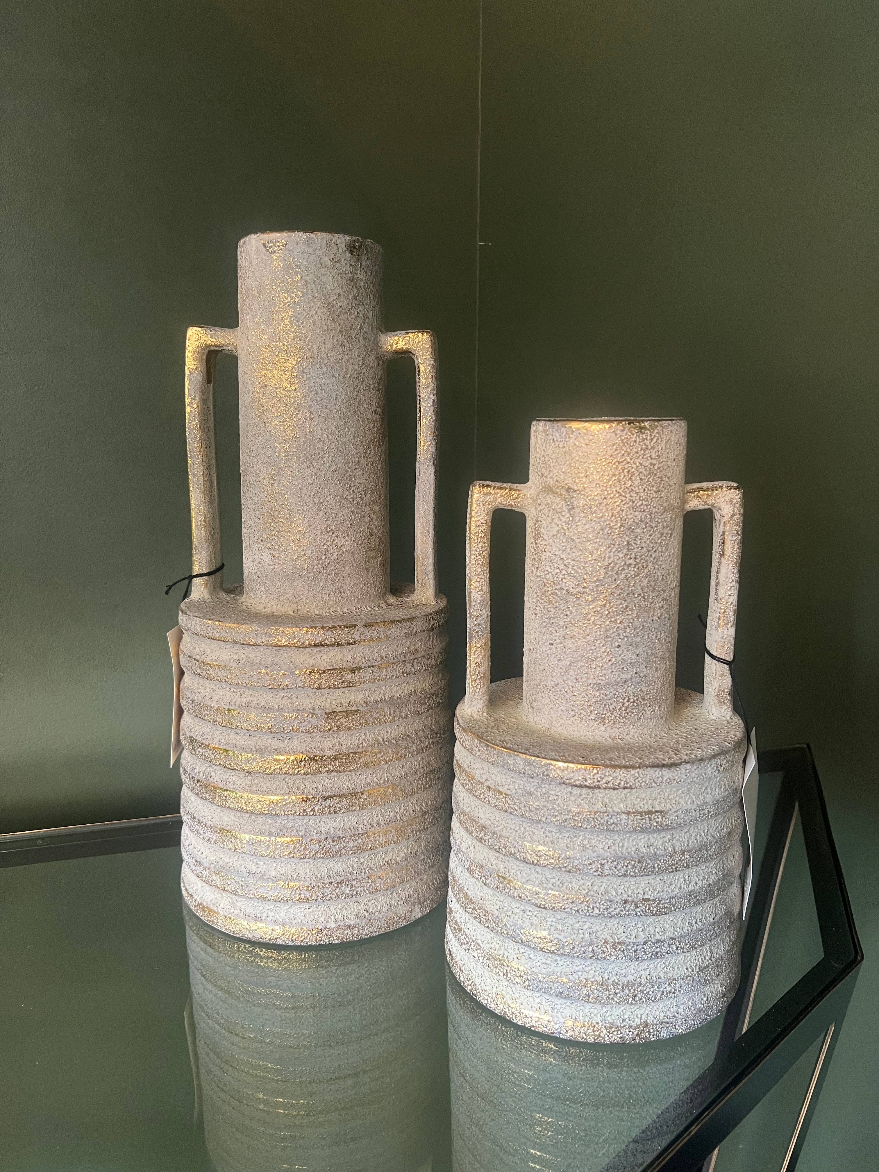 Small Ceramic Vase with Handles