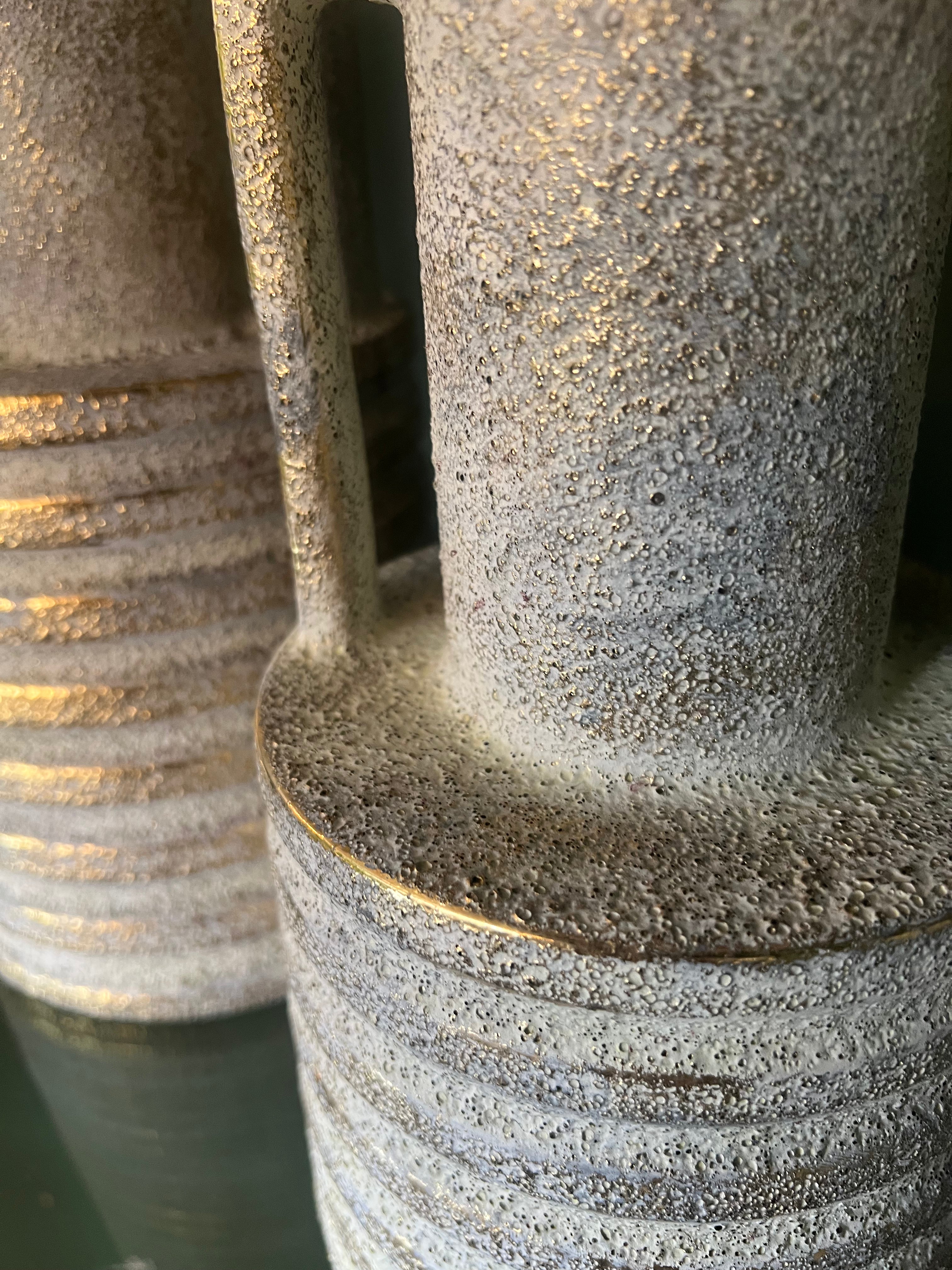 Large Ceramic Vase with Handles