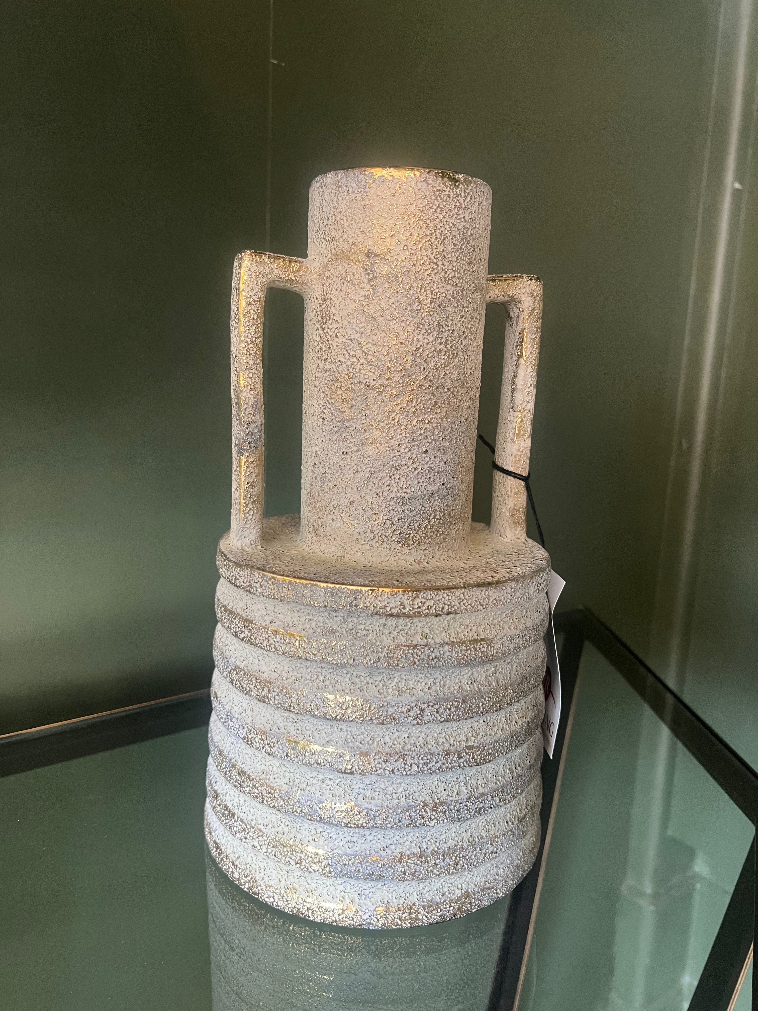 Small Ceramic Vase with Handles