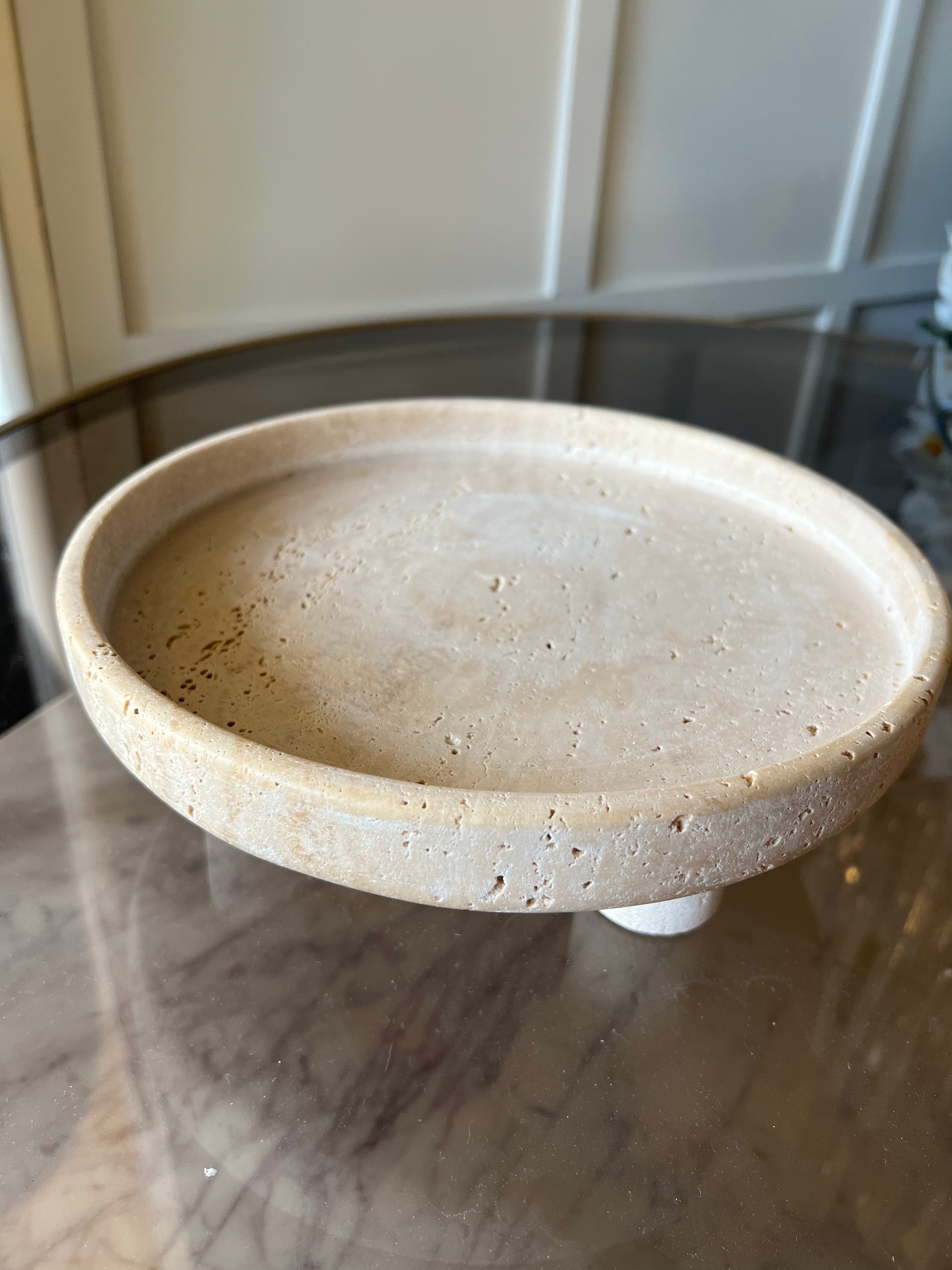 Beige Stone Raised Plate