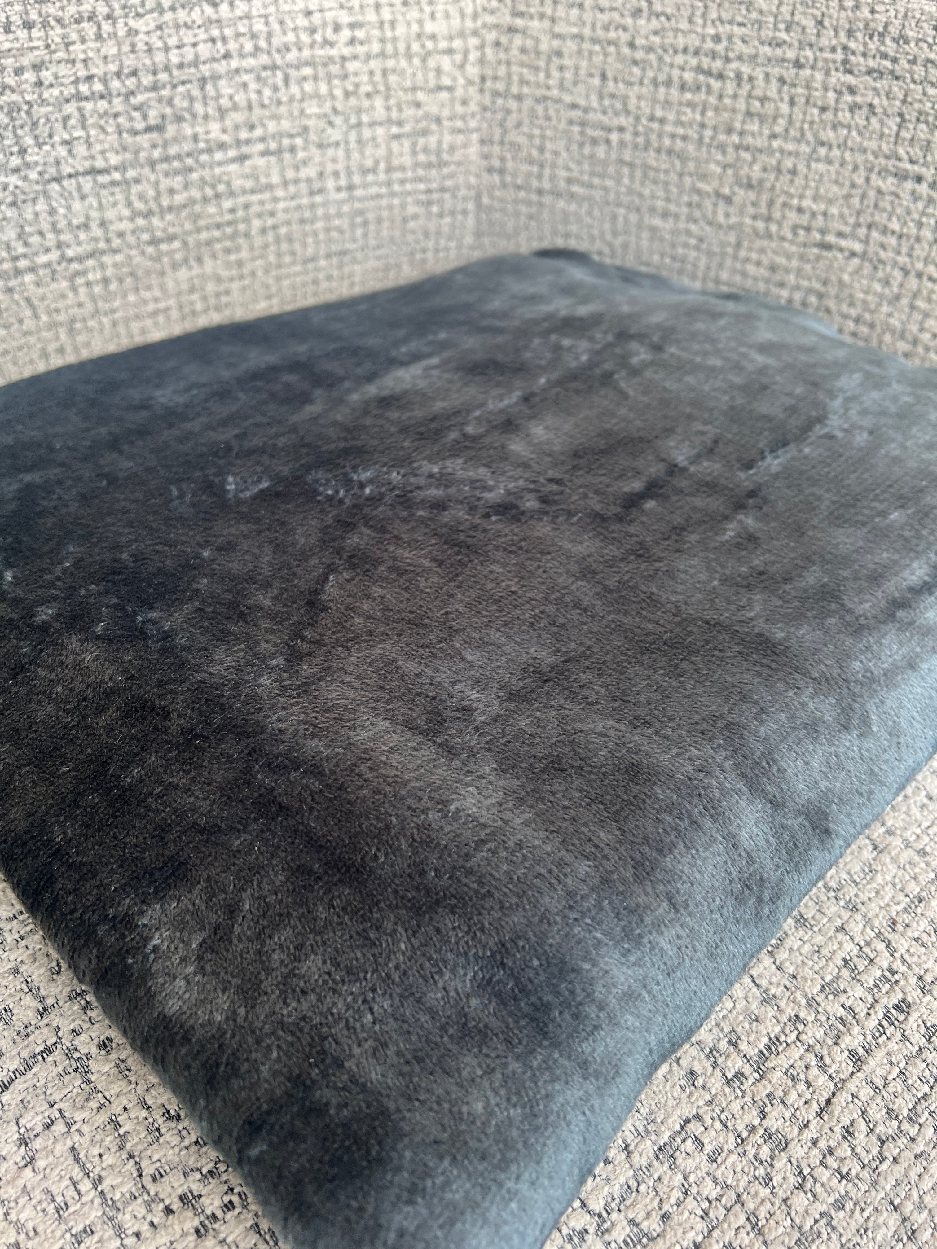 Soft Dark Grey Blanket/Throw