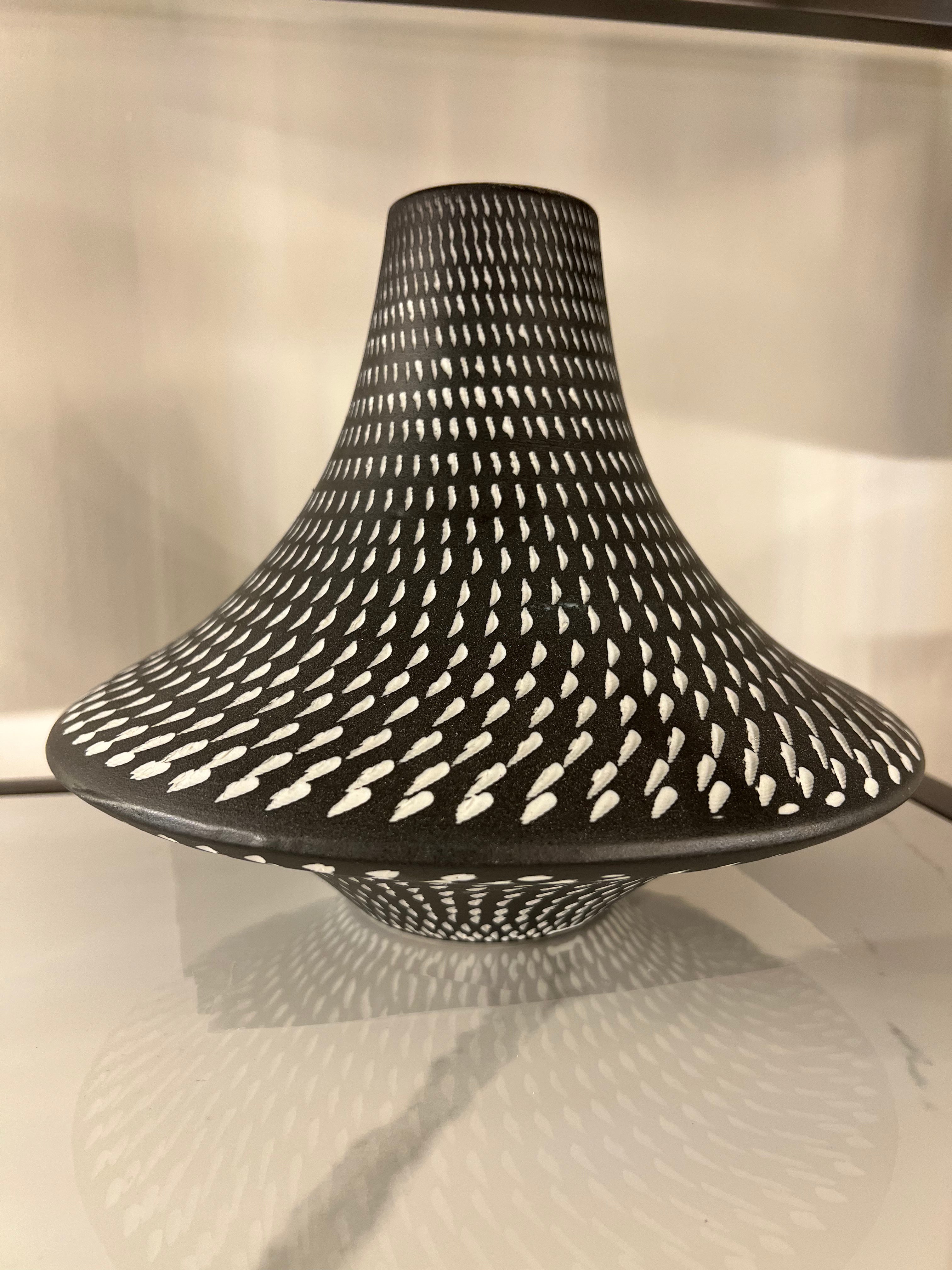 Black & White Ceramic Vase