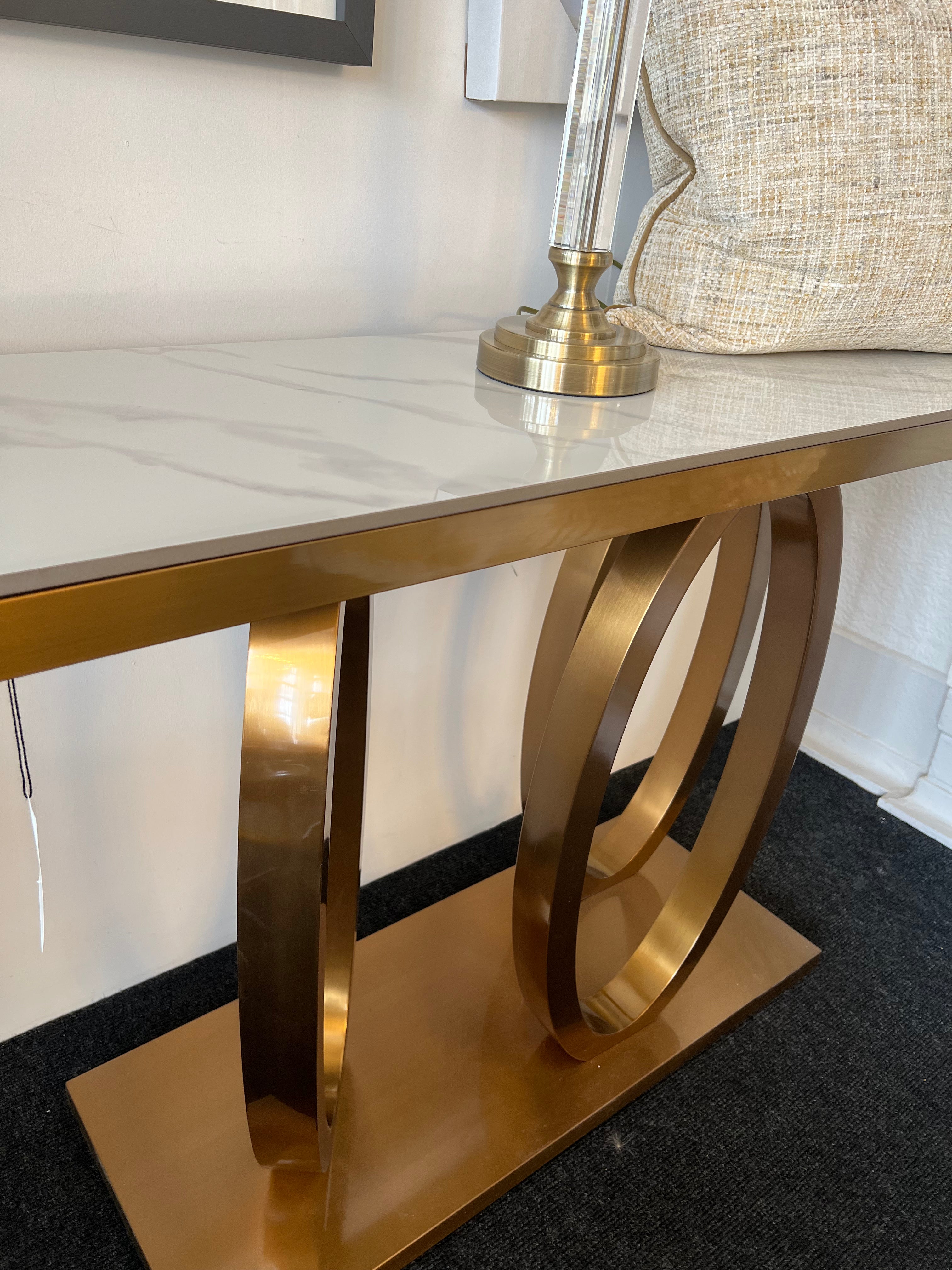 Orbital Luxe Console Side Table