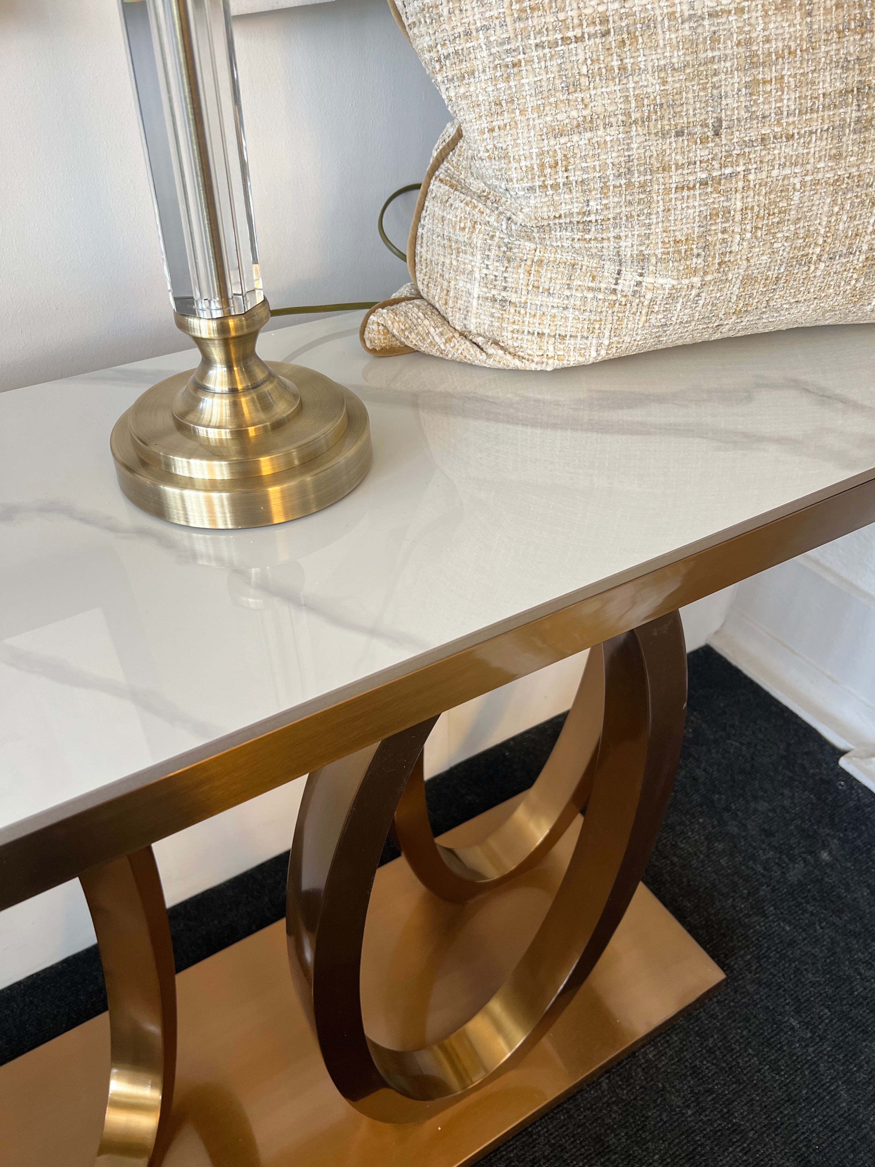 Orbital Luxe Console Side Table